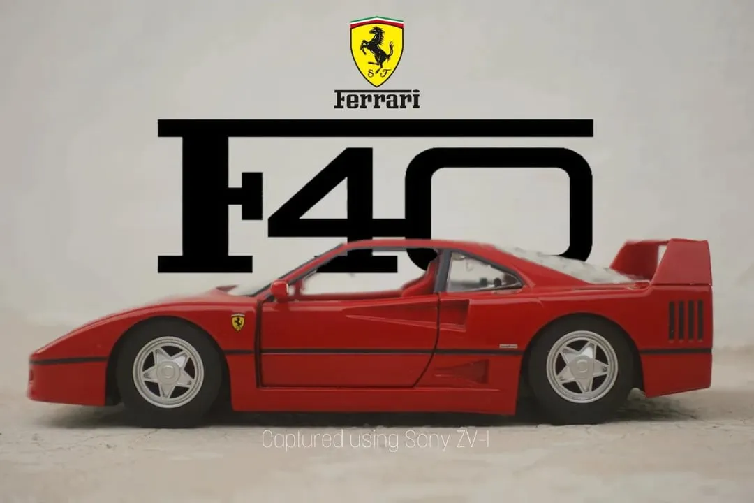 51421 f40 diecast display case