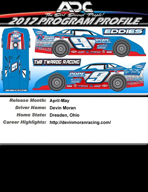 51422 dirt late model diecast close up