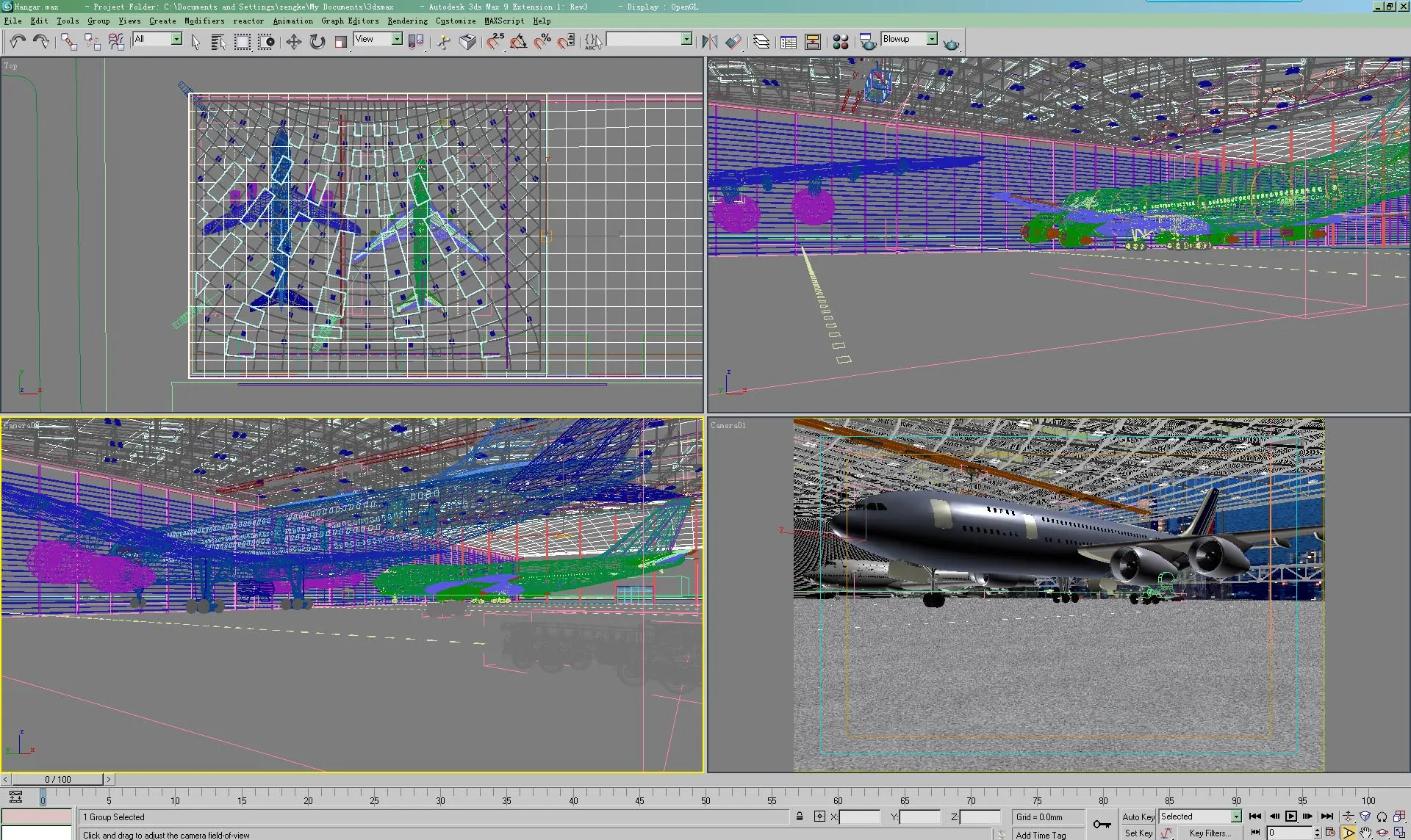 51493 diecast model hangar materials