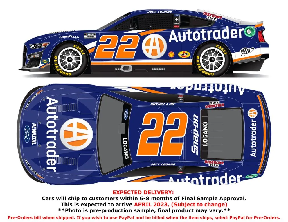 51512 joey logano 2022 ford mustang autoclub