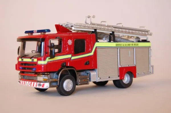 51534 vintage fire truck diecast