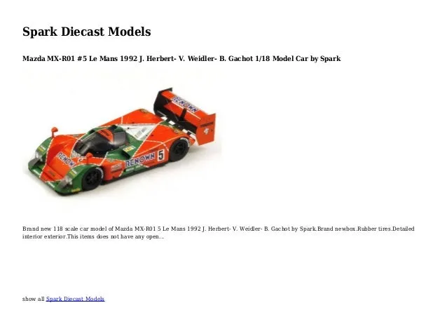 51615 spark diecast models preorder