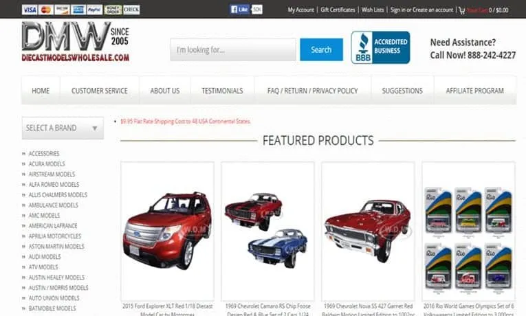 51636 diecast model selection