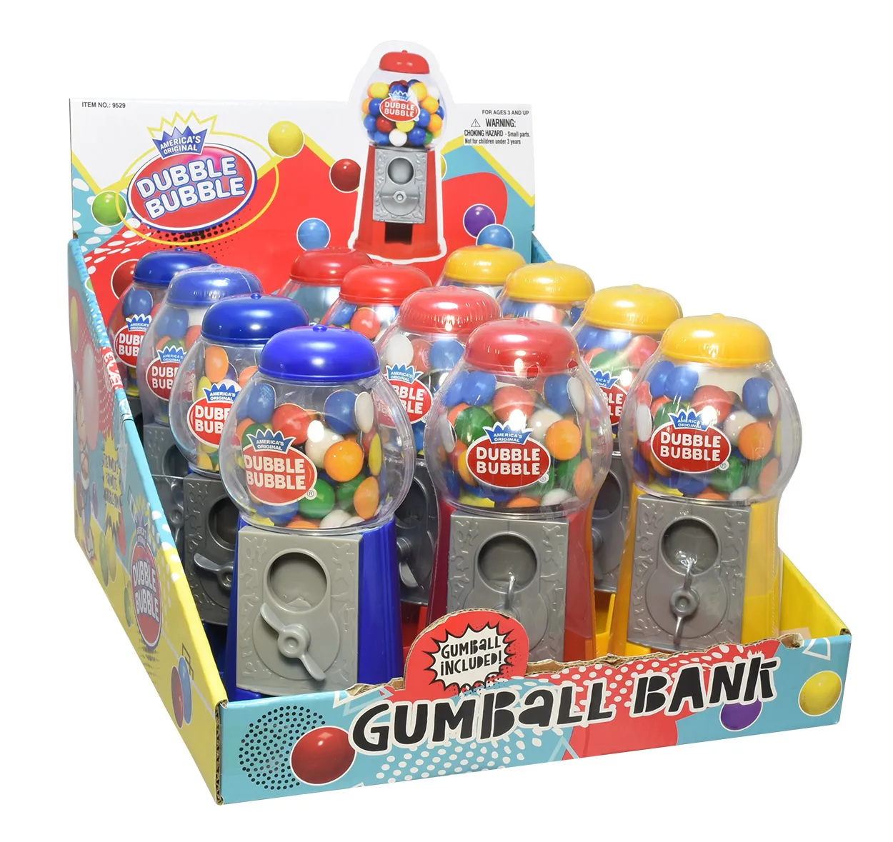 51663 dubble bubble bank kid playing