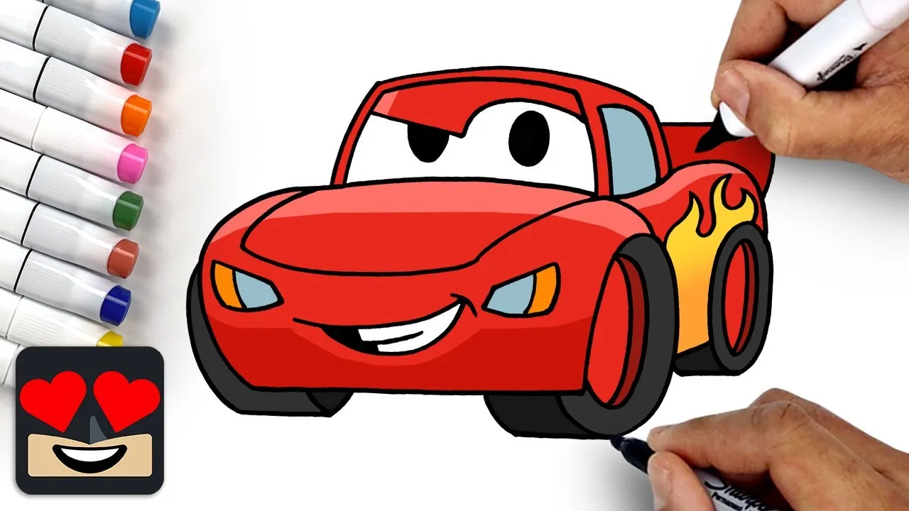 51681 lightning mcqueen coloring