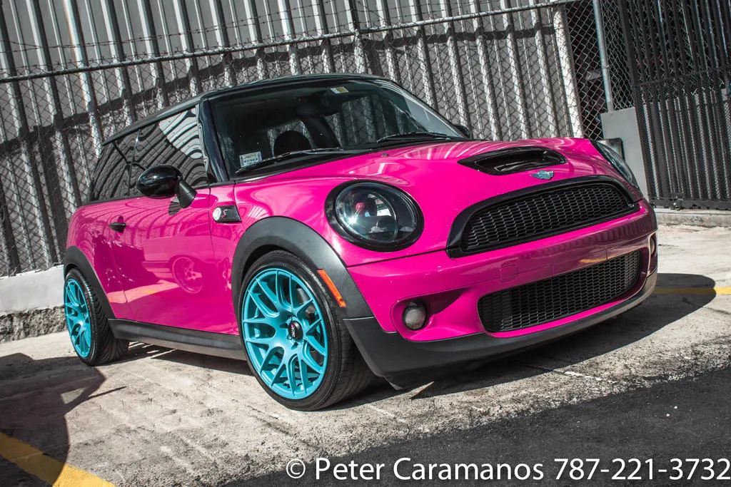 51723 pink mini cooper diecast online shop