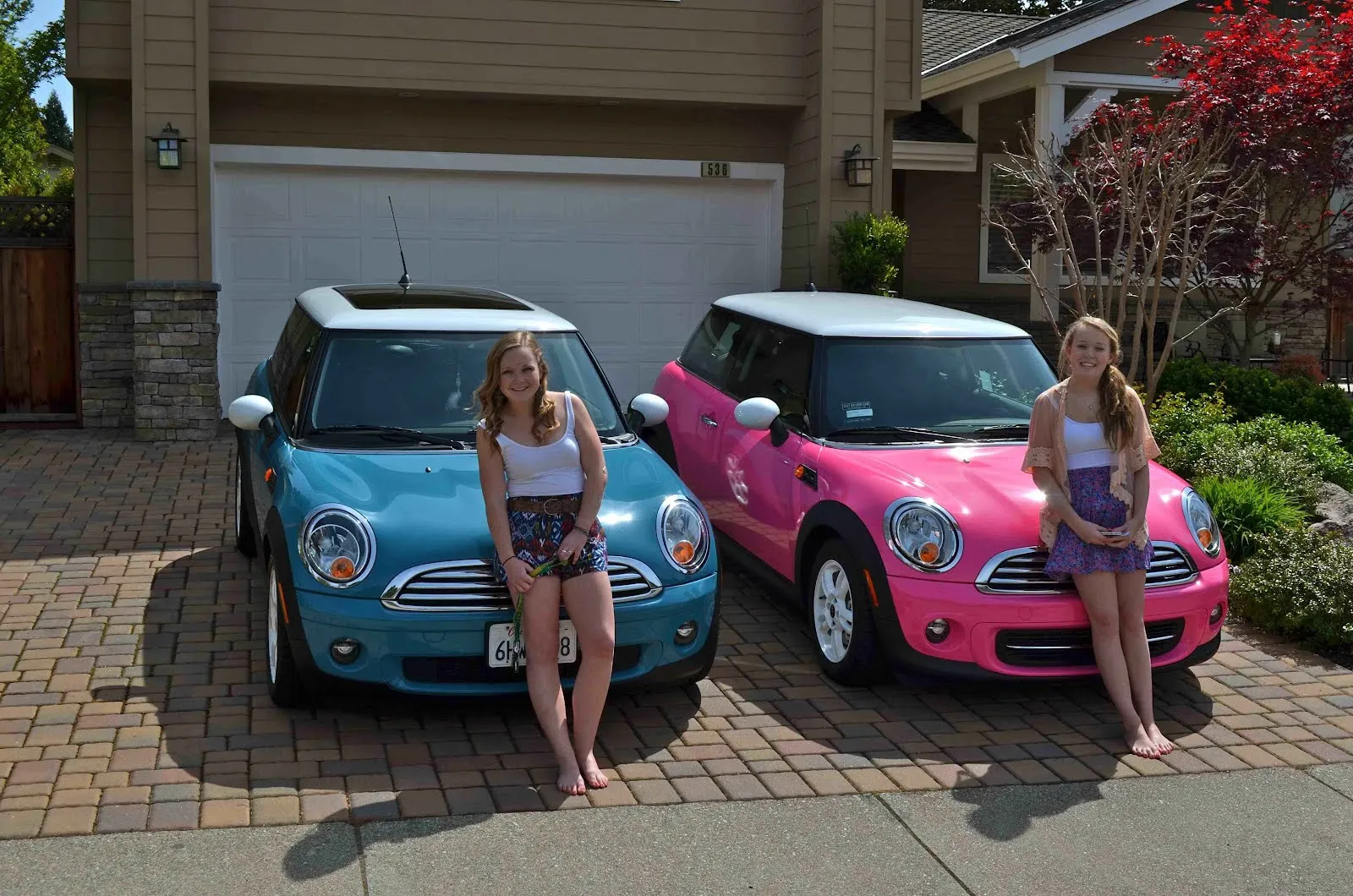 51723 pink mini cooper diecast specialty shop